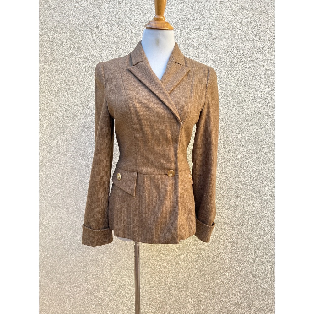 Carolina Herrera Tweed Wool Blazer